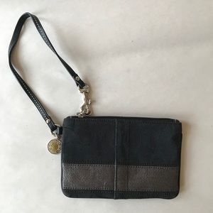 Black Coach Wristlet